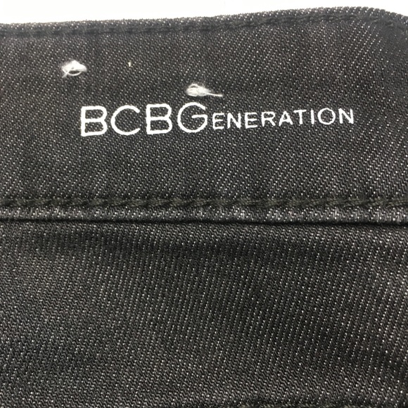BCBGeneration Jasper Skinny Reversible Black Jeans - Picture 6 of 14